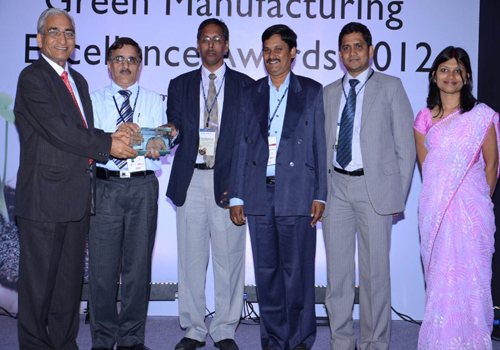 Green Manufacturing Excellence Award by Frost & Sullivans  Overall Leaders